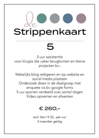 Strippenkaart 5 De Creatieve Assistente